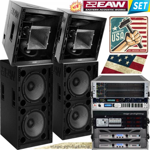 PA System EAW KF750-SB750z-Rack Crown SET PA System EAW KF750-SB750z-Rack Crown SET